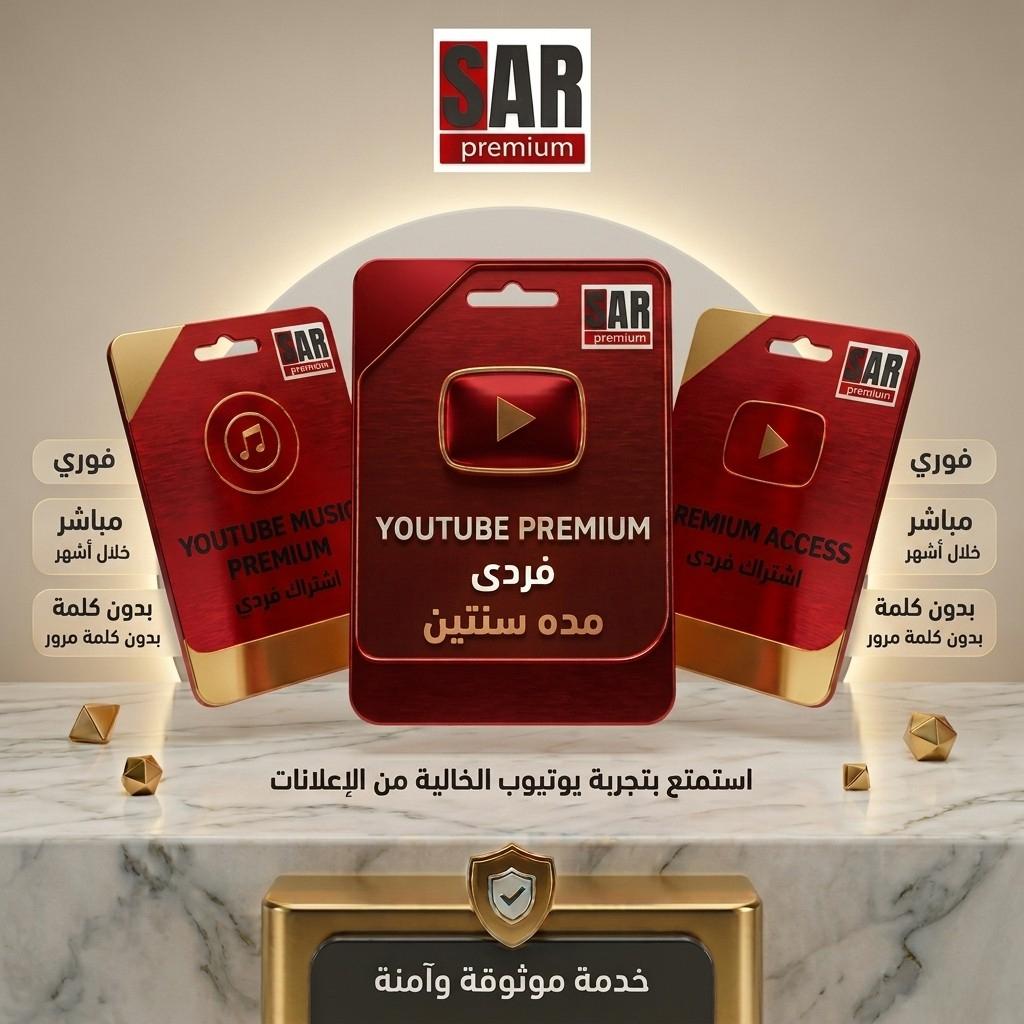 اشتراك يو بريميوم سنتين فردي